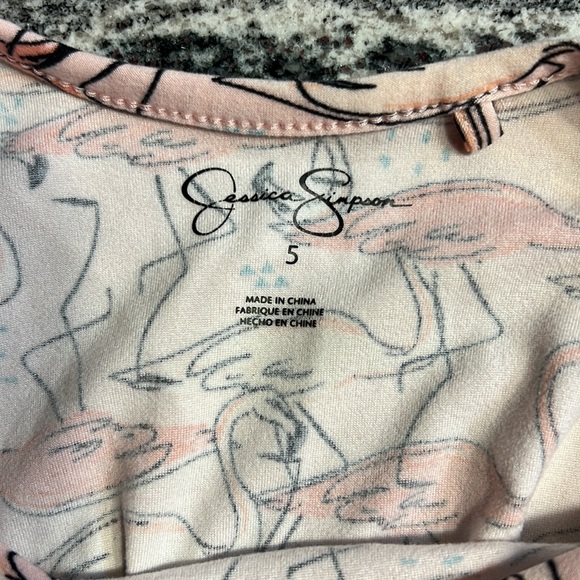 Two summer dresses size 5 in excellent like new condition. Salmon pink color - Picture 3 of 7